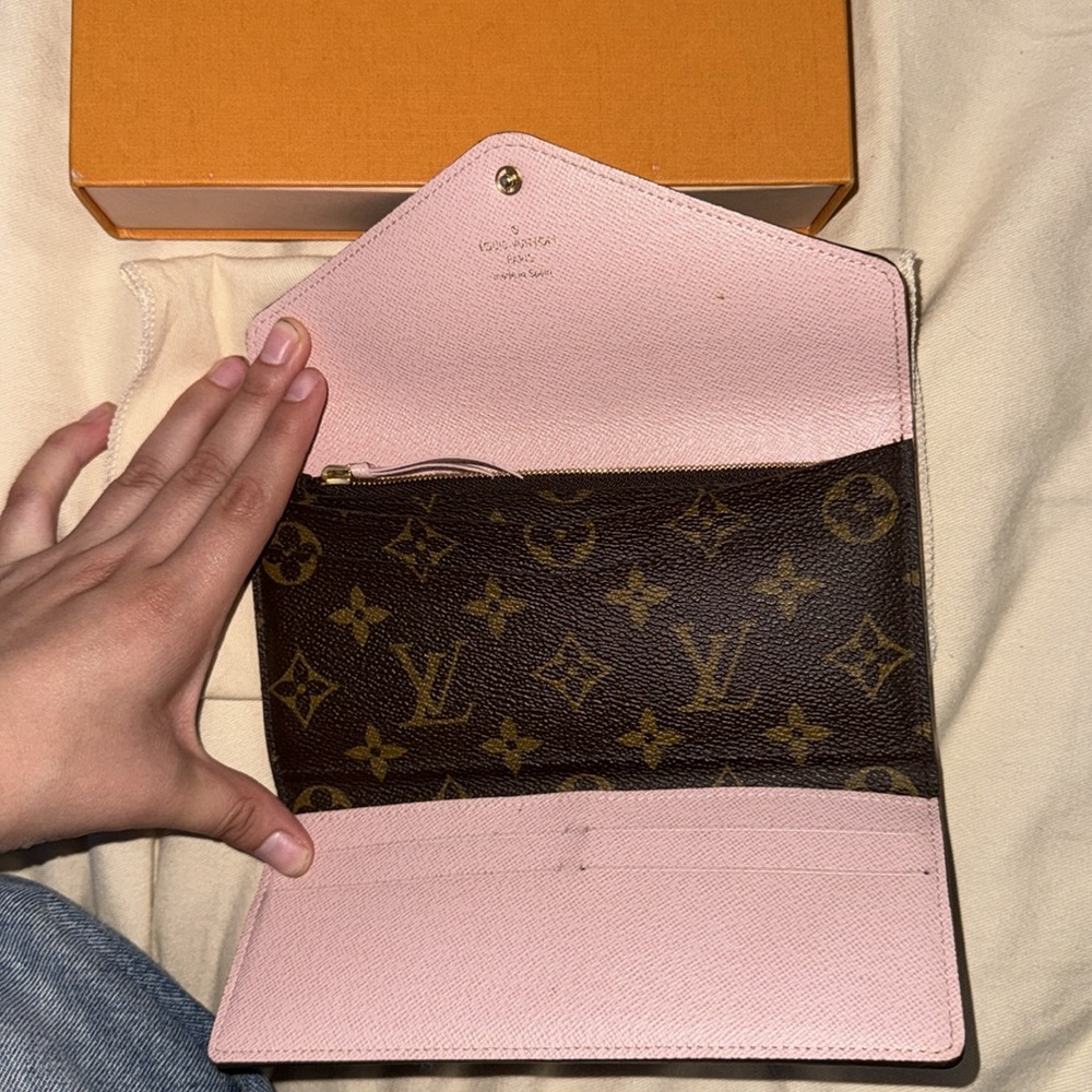 Louis Vuitton Brown Monogram Canvas Wallet - Picture 3 of 10